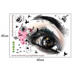 Sablon sticker de perete pentru salon de infrumusetare - J036XL -  Make-Up & Beauty